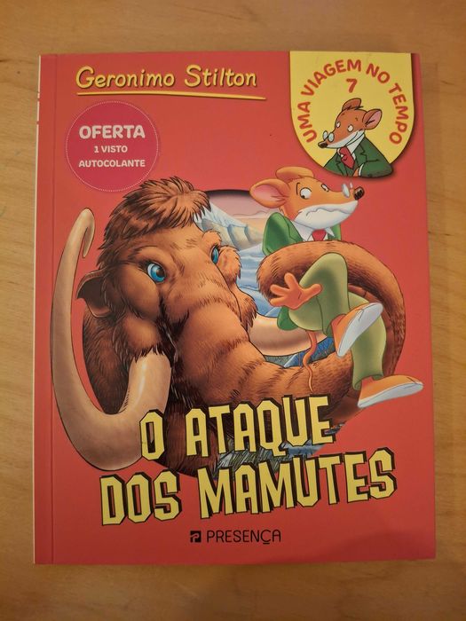 Livro Geronimo Stilton - O Ataque dos Mamutes