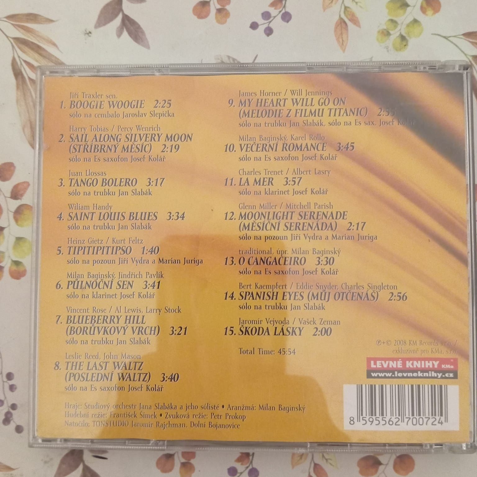 Zlate tony, orkiestra Jana Slabaka, CD, stan bdb