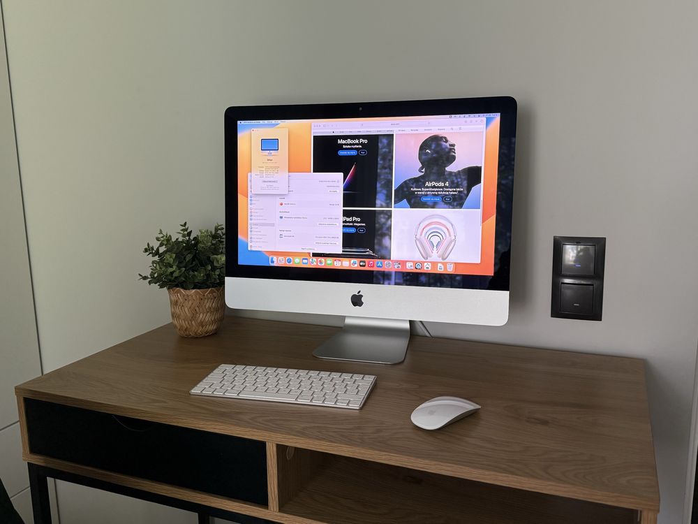 Apple iMac Retina 4K 21,5” 2017 SSD 500GB i5 8GB Pudełko