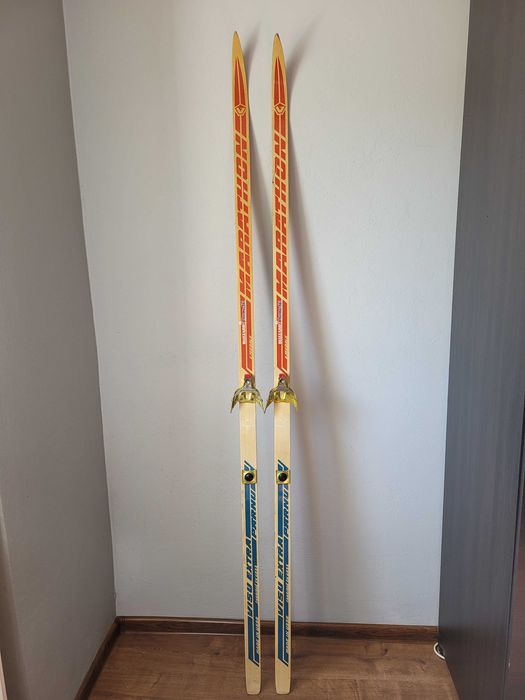 Narty vintage retro Visu Extra Parnu Marathon Blizzard Thermo-Ski