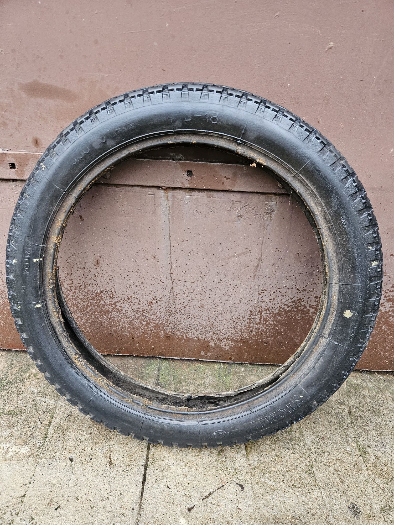 Opona Stomi 3.50 19 D-18 Oryginał Junak Sokół Shl M04