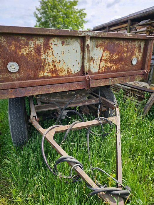 2x Przyczepa rolnicza 3,5 t i 4.5t wywrotka