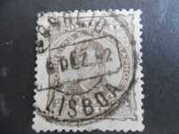 Selos Portugal 1882- D. Luís 25 reis - de frente Af. 57