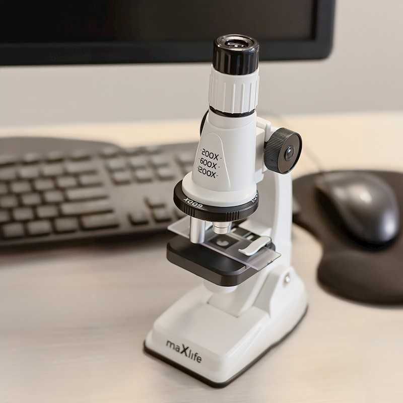 Maxlife mikroskop MXMS-100 biały