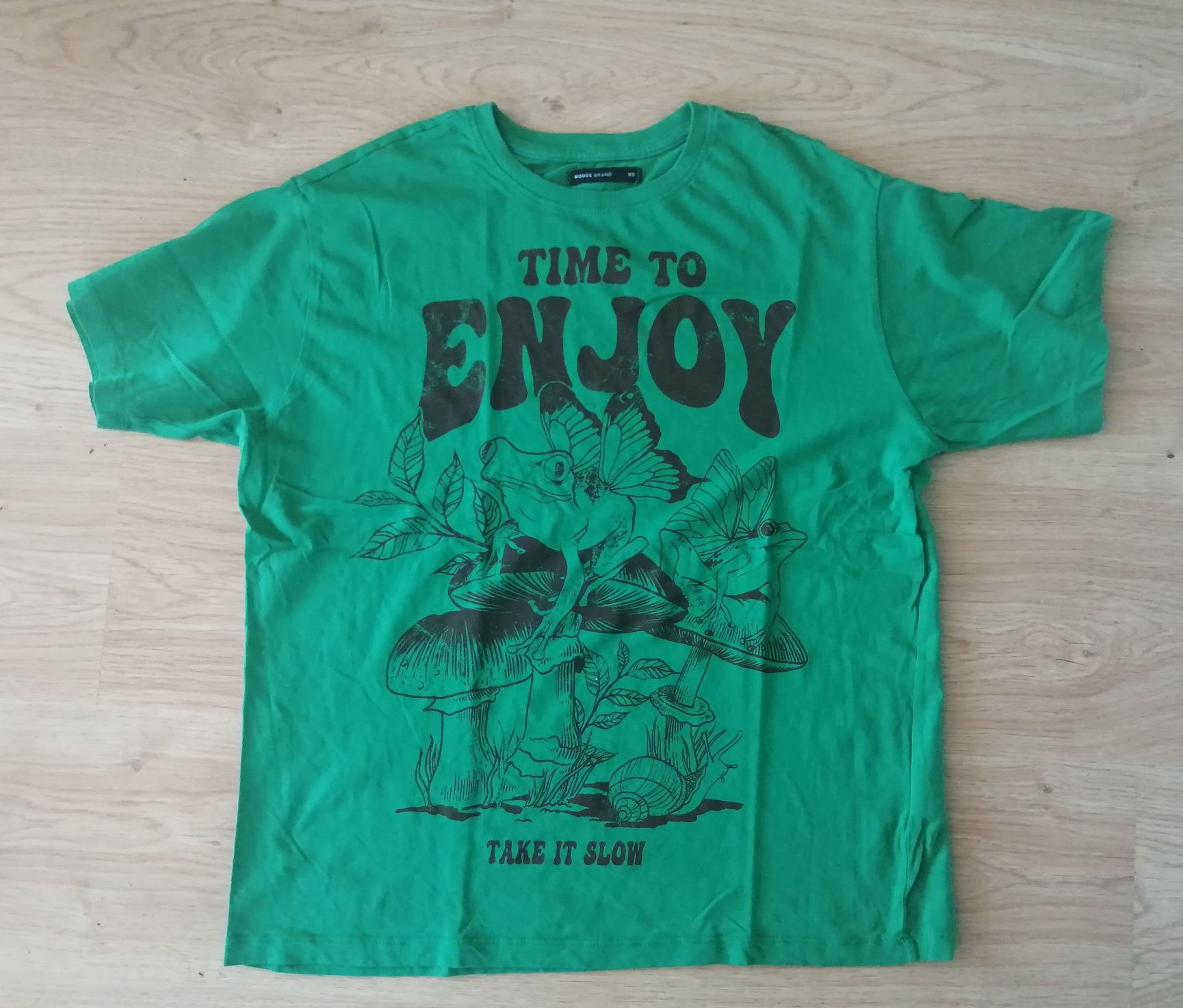 Zielony T-shirt house XS