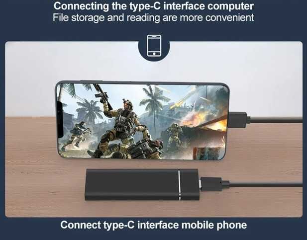 Adaptador M.2 NVME e SATA 10Gbps USB 3.1 TipoC