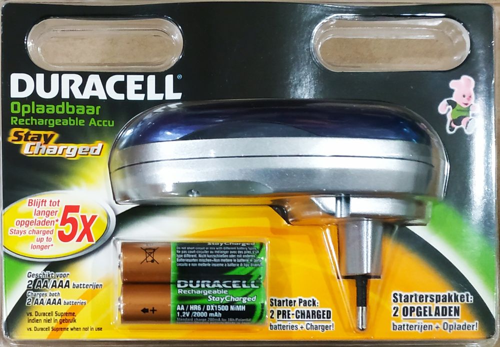 Зарядний пристрій Дюрасель, Duracell зарядне для акумуляторів АА, ААА