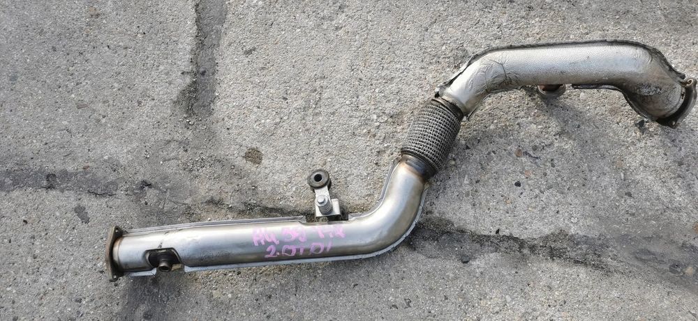 Audi A4 S4 B9 Rura Wydechowa łącznik Elastyczny 2.0 TDI 125 Tys KM
