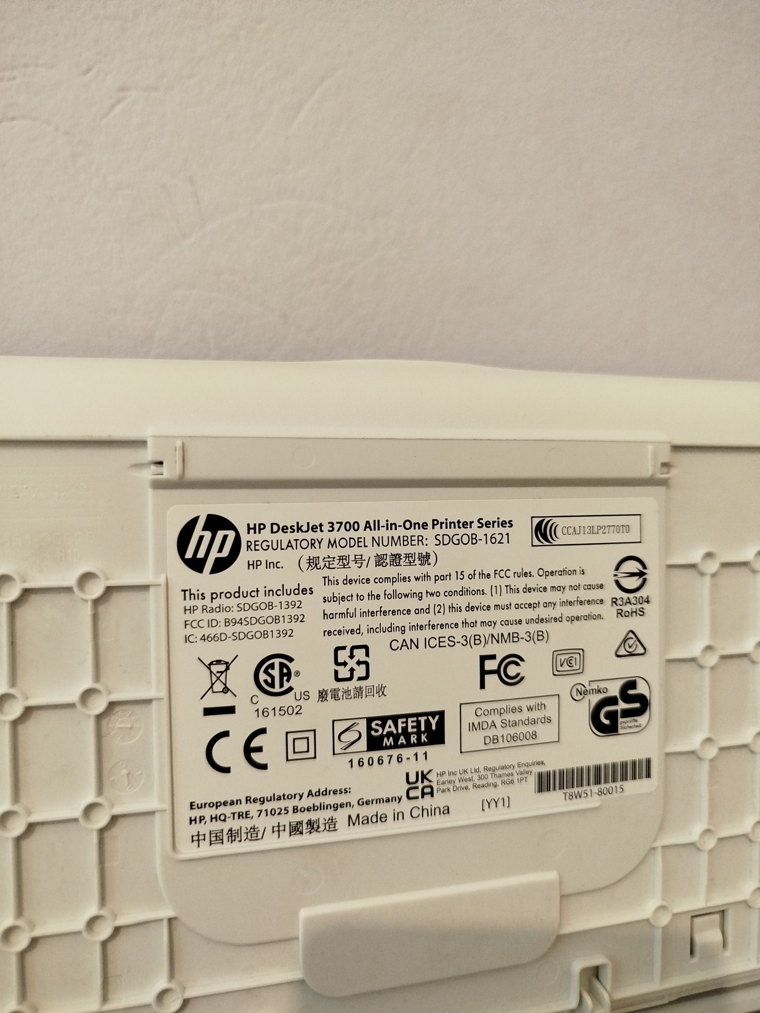 Drukarka HP DeskJet 3760