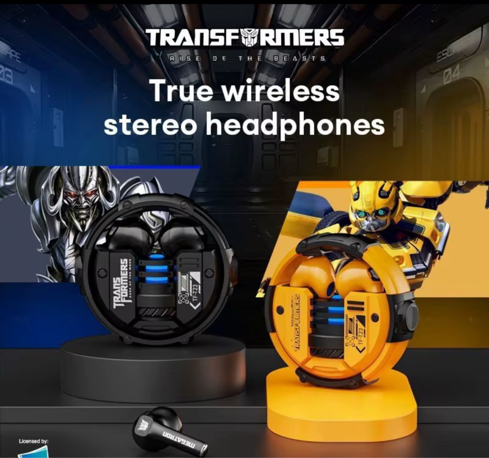 Słuchawki Transformers oryginalne Bluetooth bezprzewodowe nowe
