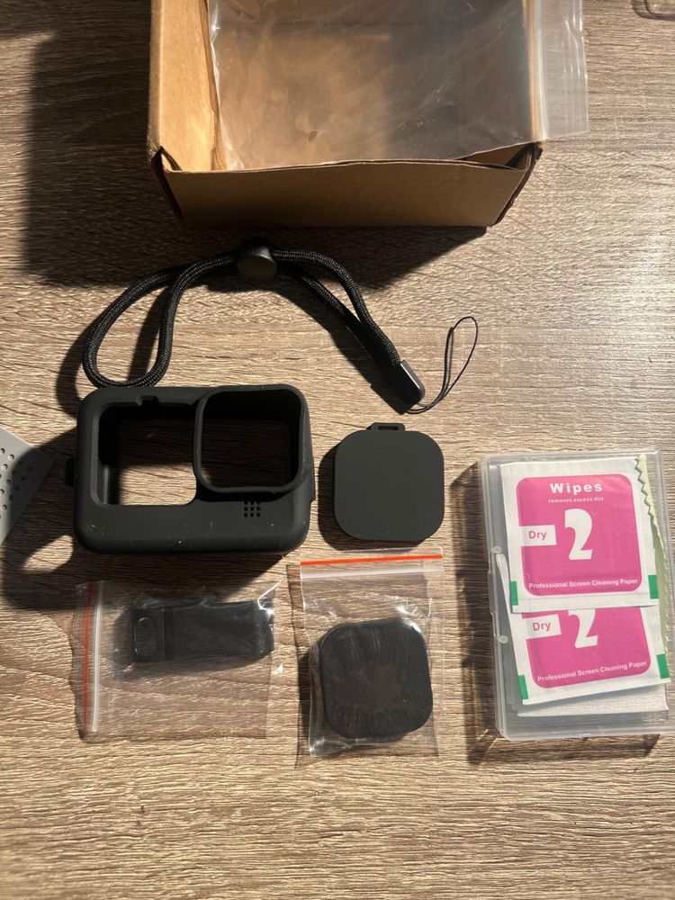 Etui do kamery GoPro Hero 12/11/10/9 / zestaw ochrony szkło