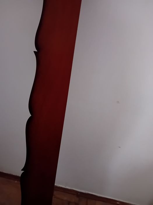 galeria para cortinado, de madeira maciça