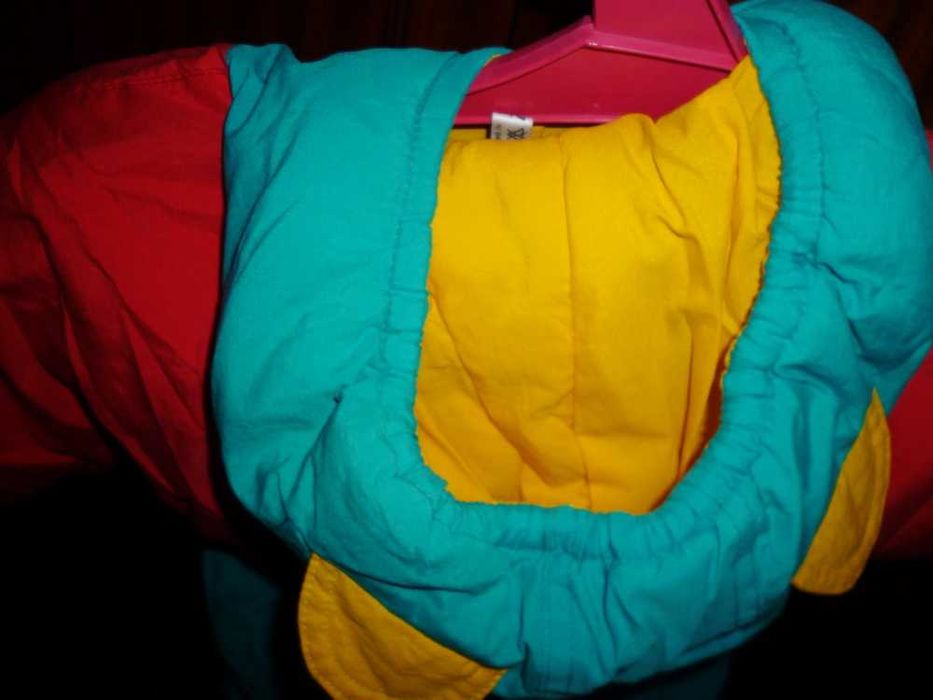 Б/у детский хлопковый весенне-осенне-зимний комбинезон с капюшоном