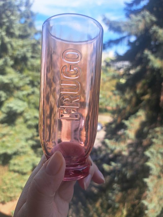 Zestaw 6 szklanek Frugo, kolor rozalinowy