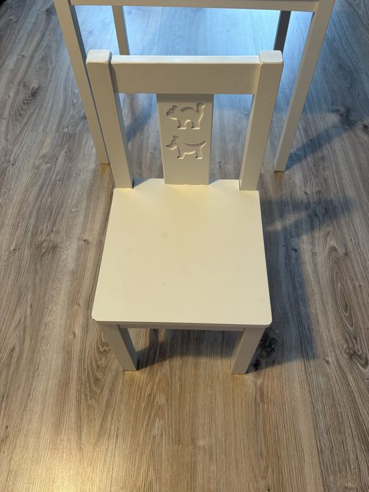 Stolik i krzesełko dzieciece. Kritter Ikea