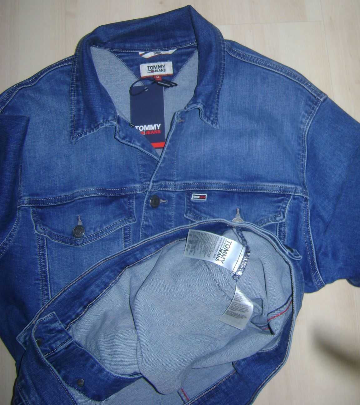 Nowa Tommy Hilfiger oryginalna katana kurtka jeans roz M