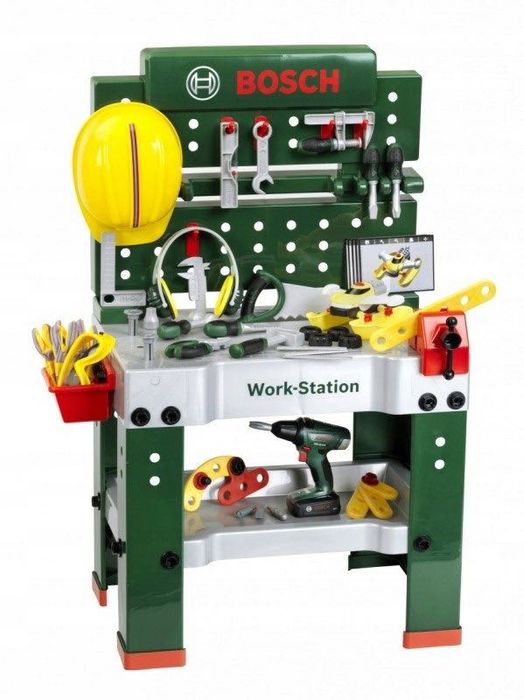 Warsztat Z Narzędziami Bosch Klein 8469 Z Wkrętarką Dla Dzieci Prezent