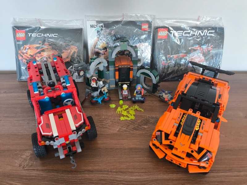 LEGO 42093/42075/70430 - 3 zestawy Hidden Side i Technic
