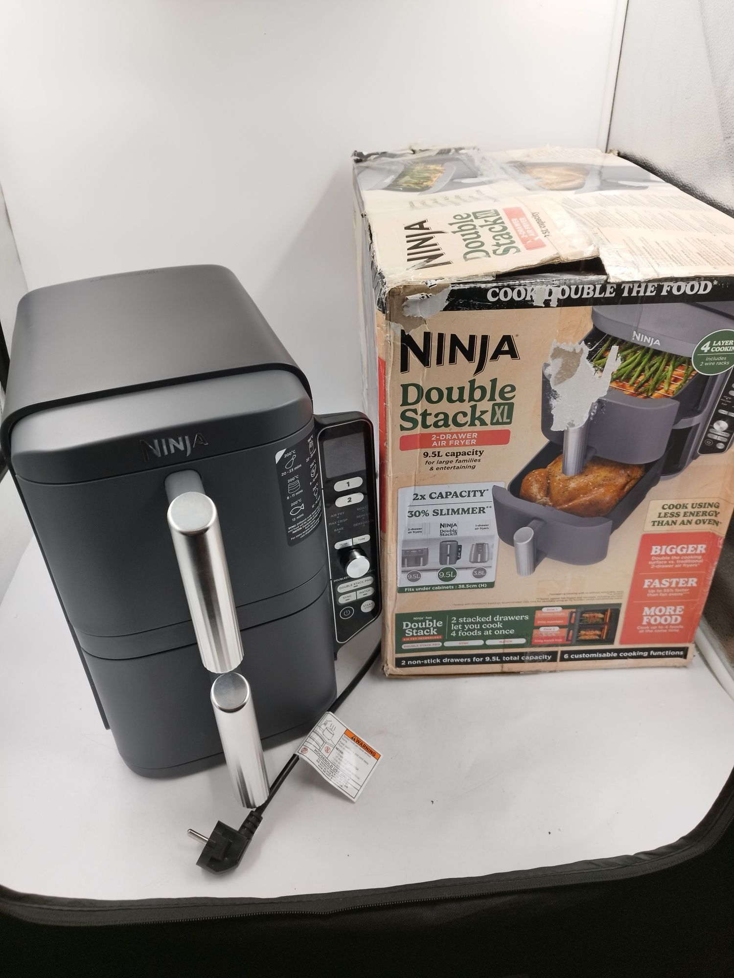Ninja double Stack XL frytkownica beztłuszczowa SL400EU