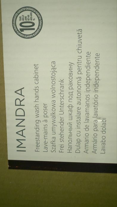 Szafka łazienkowa z umywalką