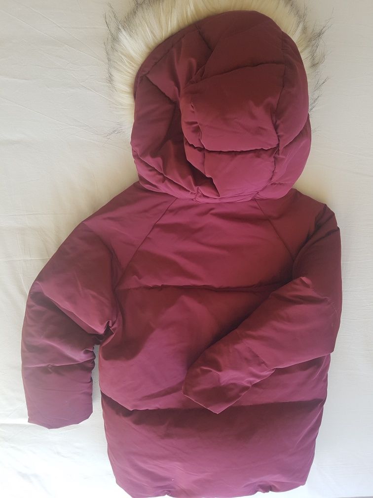 Kurtka puchowa, zimowa dziewczęca ZARA, wzrost 140 cmKIDS rozmiar 140