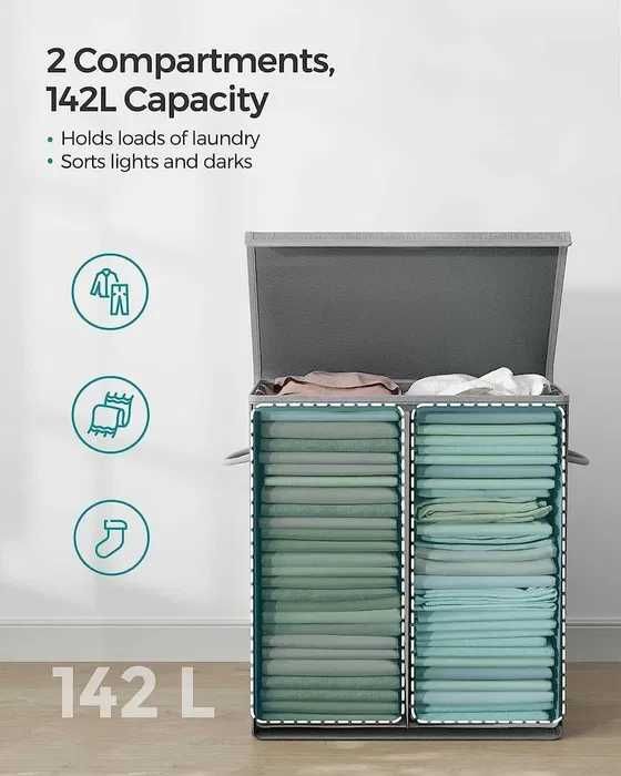 Nowy kosz na pranie / organizer / pojemnik / 142L / SONGMICS !7809!