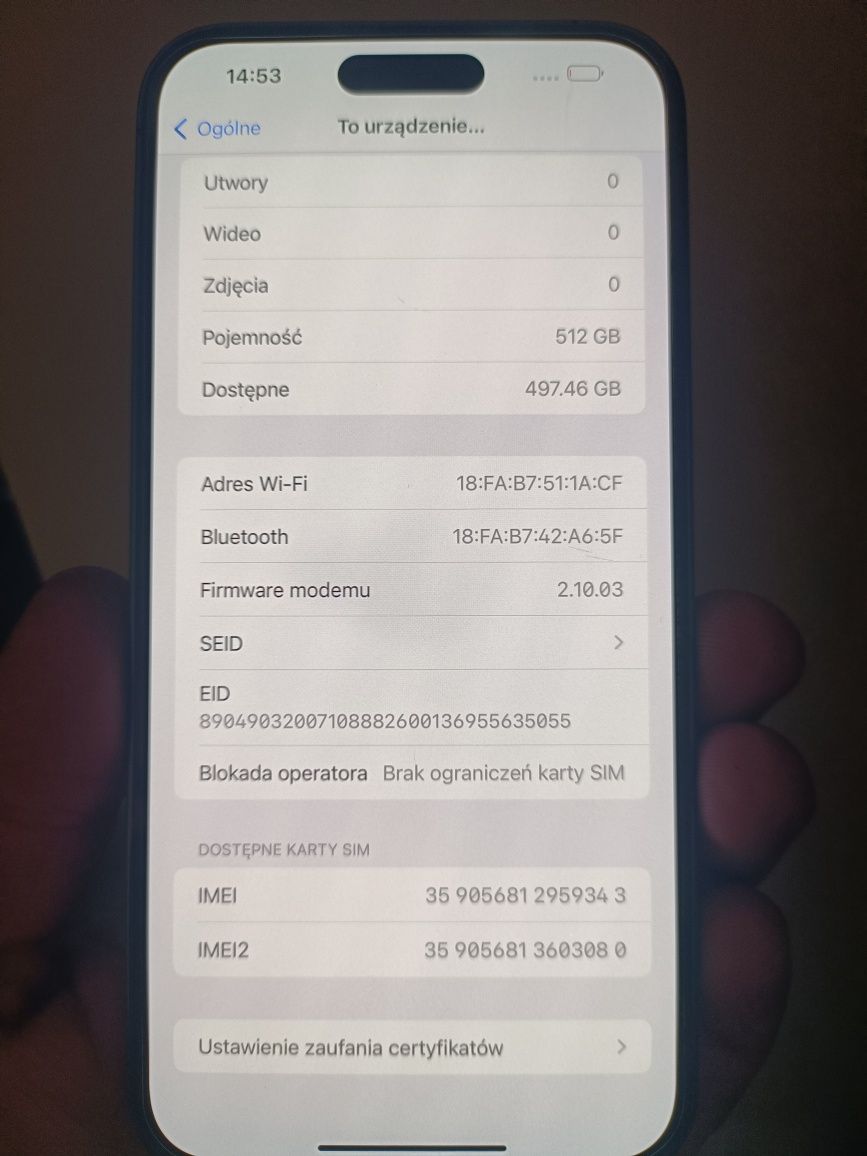 iPhone 14 Pro Max 512Gb fioletowy, za gotówkę!