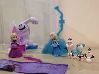 Bonecos Figuras Frozen (Elsa, Ana, Olaf) com malinha