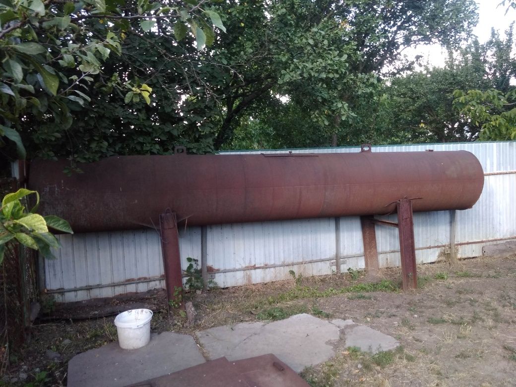 Бочка 2 м3, ёмкость металлическая для воды, резервуар, цистерна.