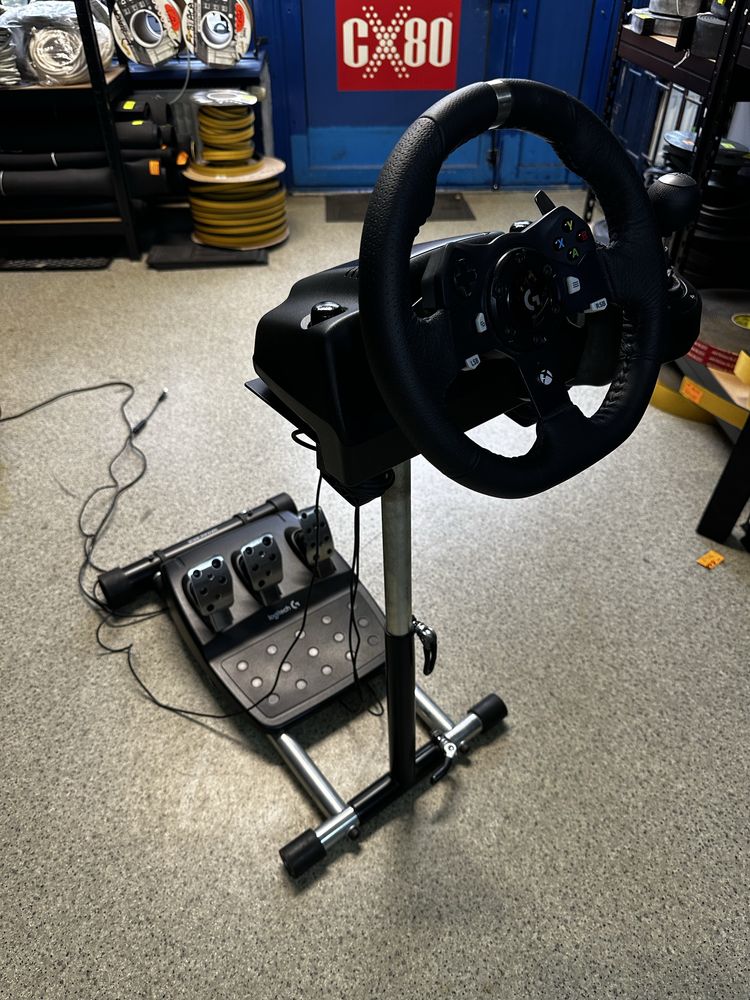 Zestaw Logitech G920 + Shifter + Wheel Stand Pro |Stan BDB|XBOX|PC