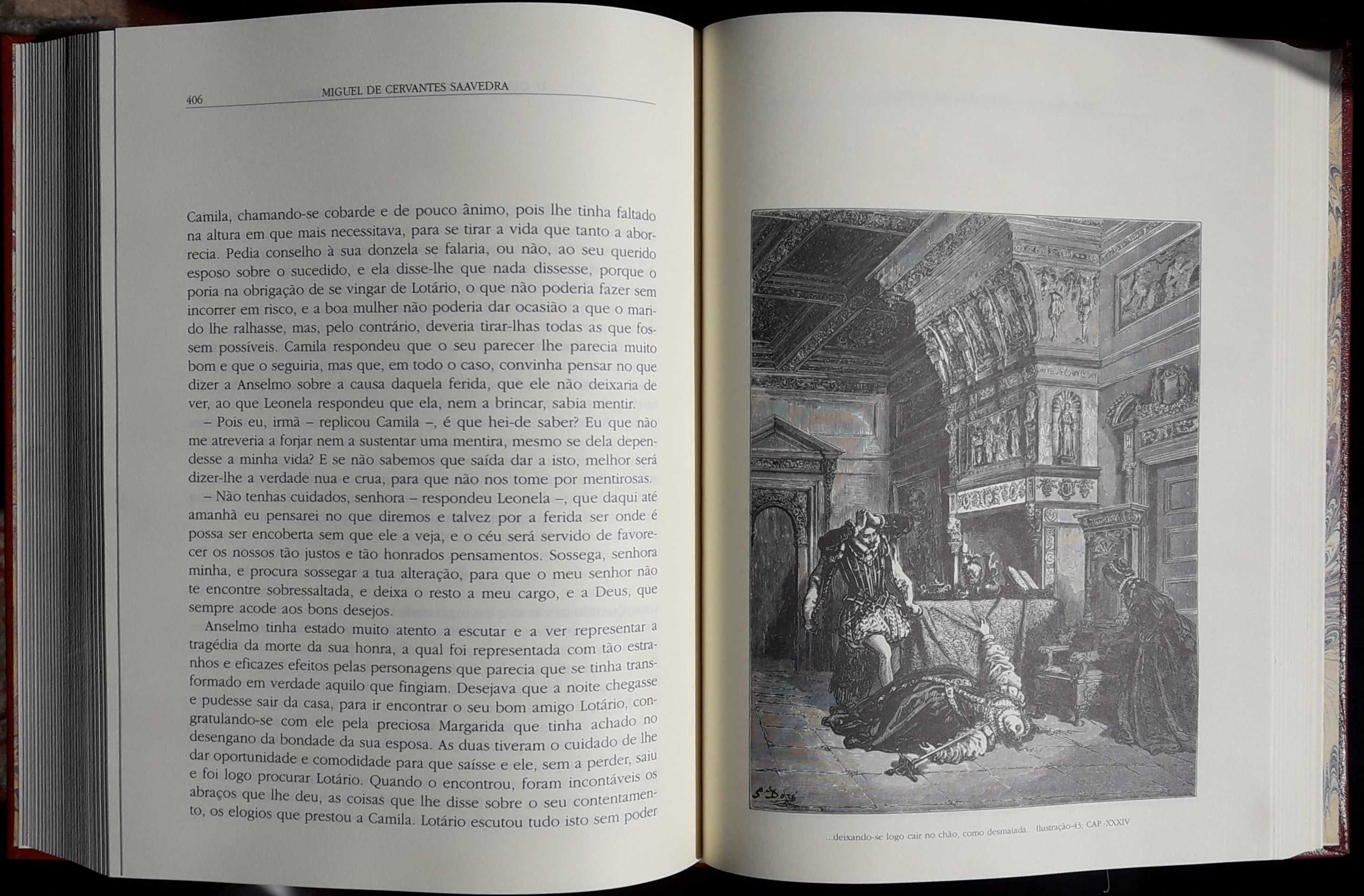 Livro Dom Quixote - Cervantes, Ilustrações de Gustavo Doré