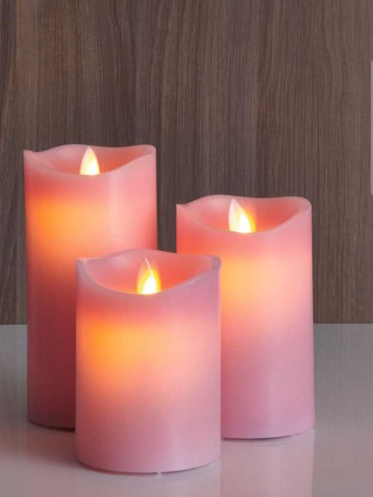 Світлодіодні свічки з воску, Безполум'яні свічки на батарейках