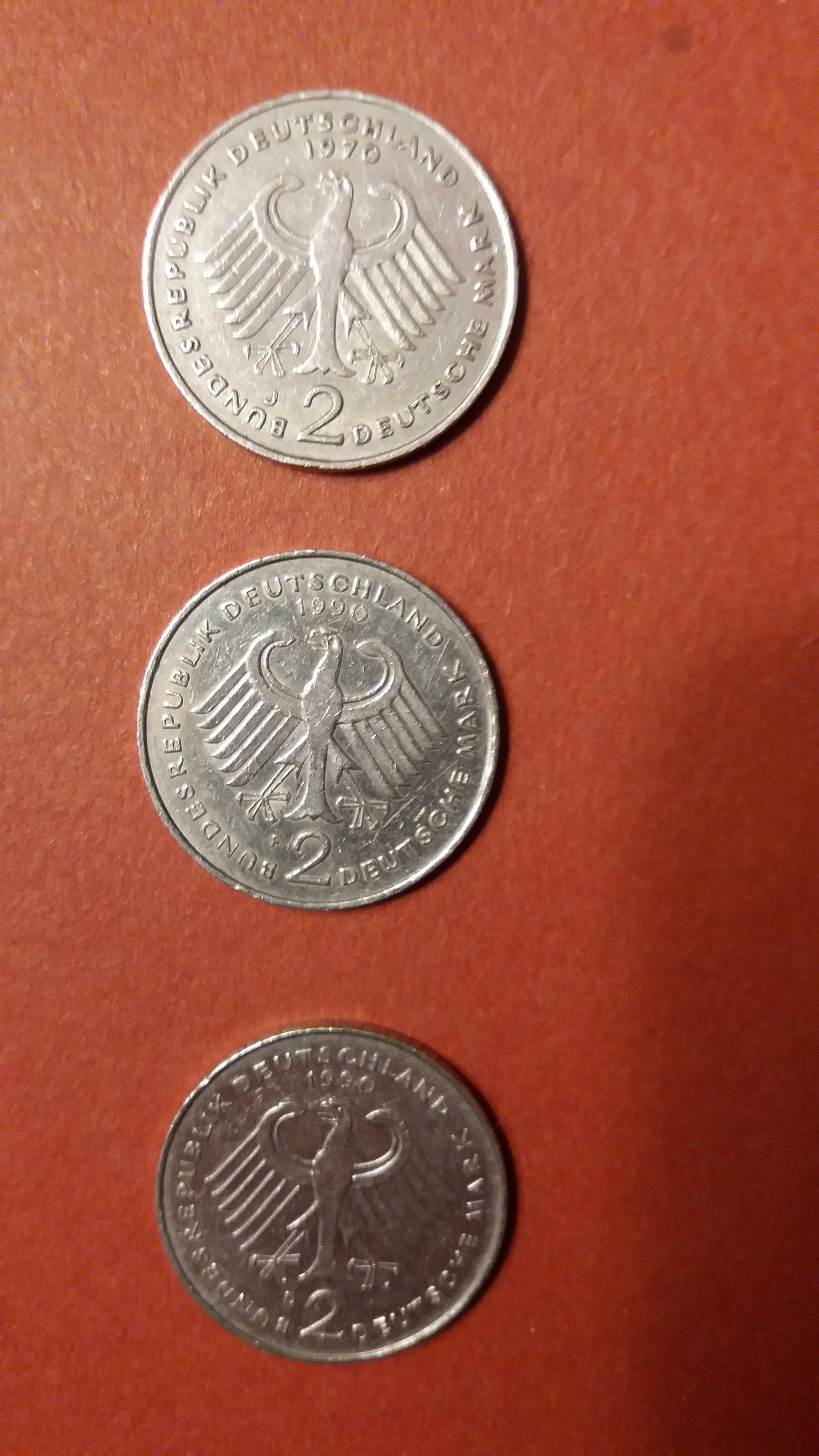 Niemcy - monety - 2 MARKI  - 1970, 1980, 1990