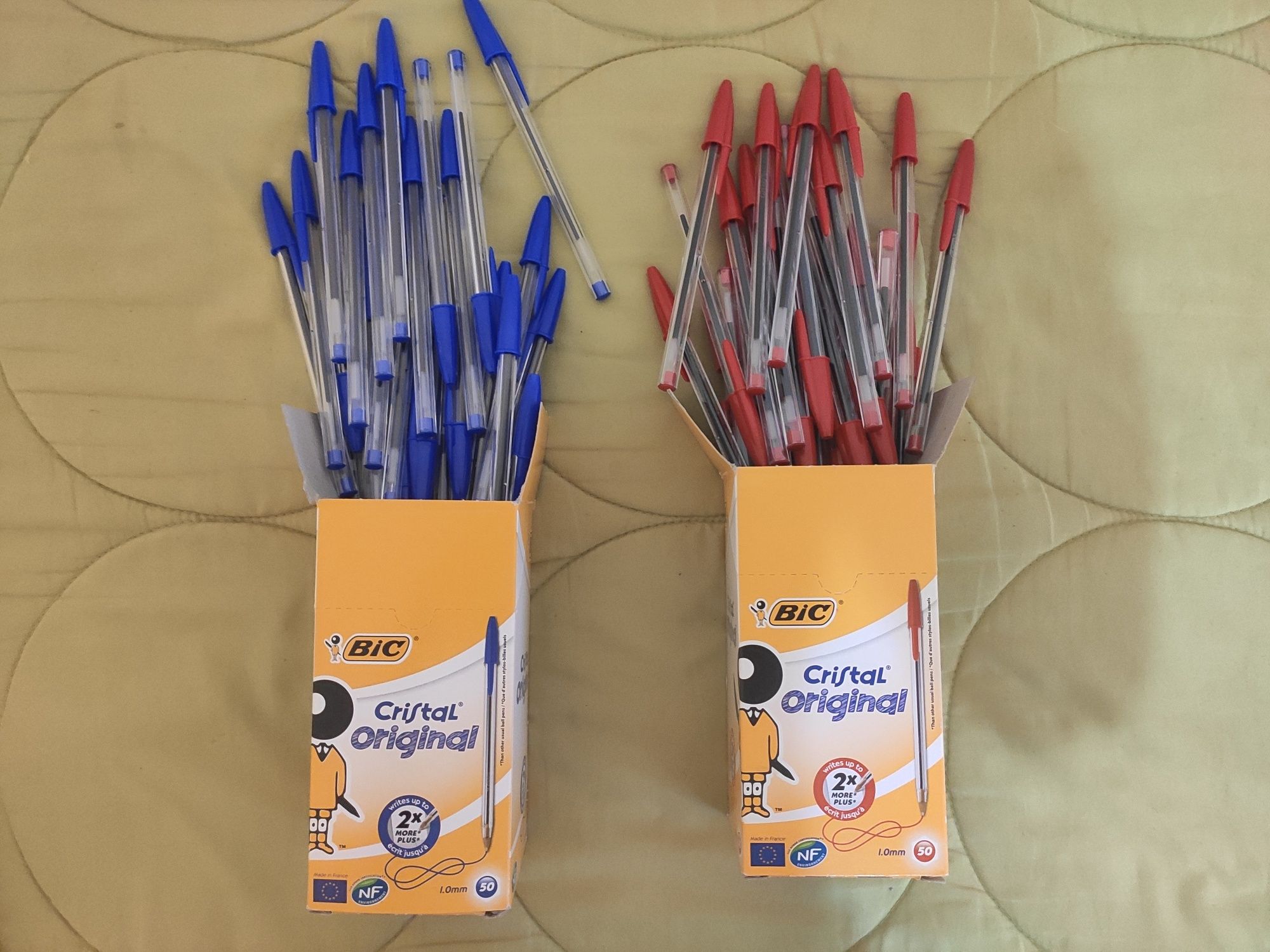 50 Esferográficas BIC (Vermelho)