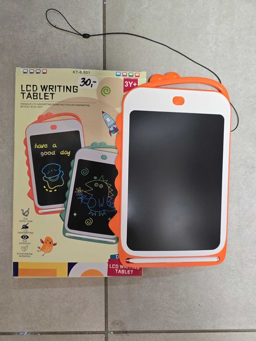 Tablet graficzny LCD + rysik do rysowania, Pomarańczowy