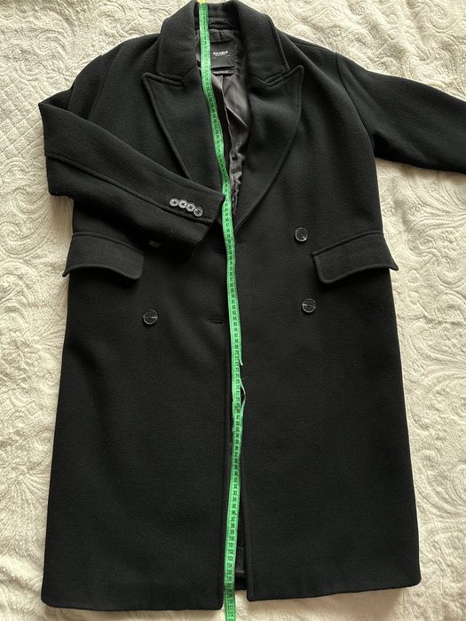 Двубортне жіноче пальто pull and bear xs