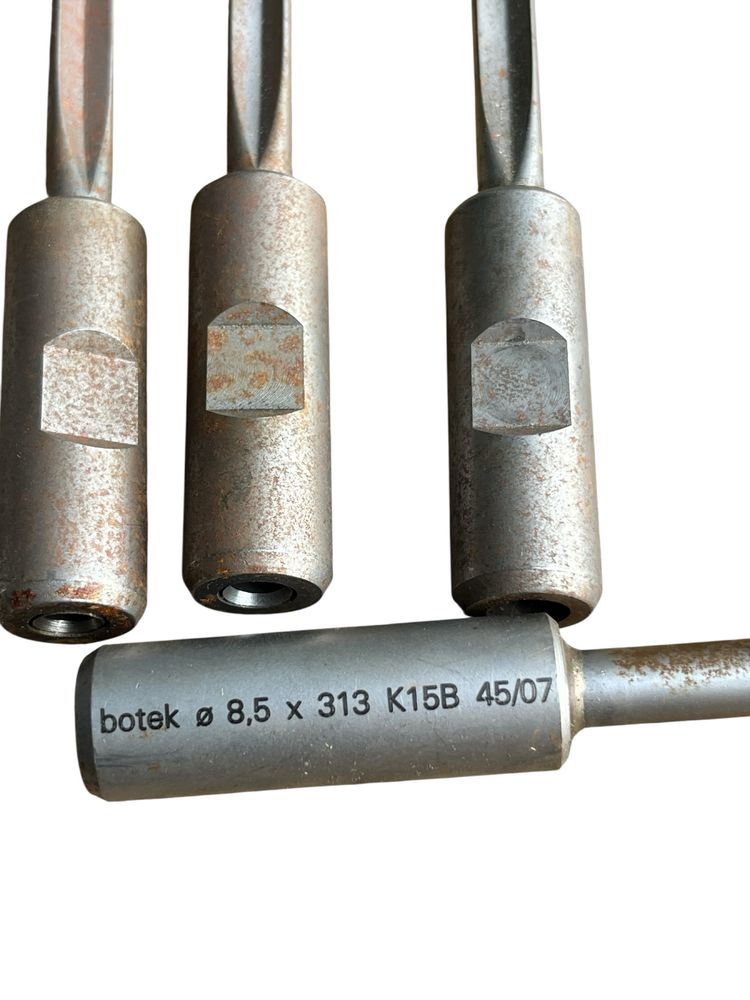 Wiertła lufowe chłodzone z węglikiem • Botek Ø8.5 x 313 •
