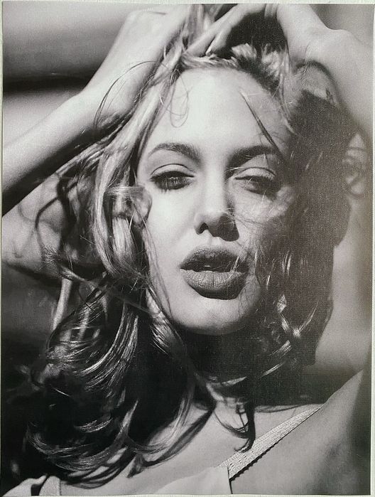 Gobelin na płótnie HD/Obrazek/Vintage Retro/Angelina Jolie
