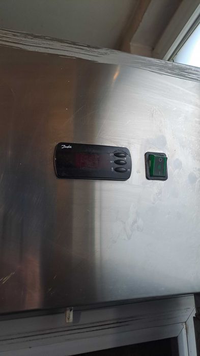 OKAZJA pół ceny Szafa chłodnia duża 2-drzwiowa srebrna ok150x80, 1300l