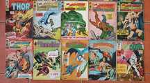 35 Liv. Ebal, Thor, Hulk, Demolidor, T. Titã, P. Submarino, Etc