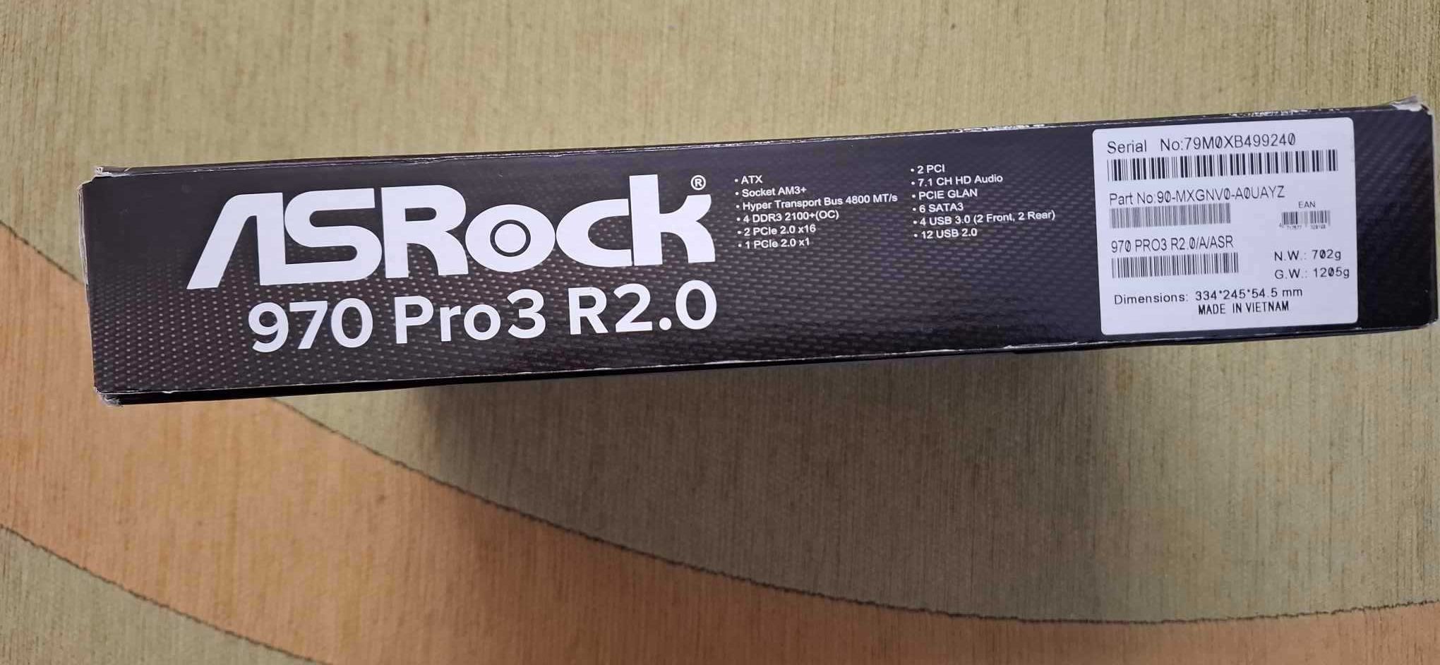Motherboard ASROCK 970 Pro3 R2.0