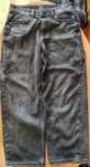 Spodnie męskie 28/30 szare jeansy szerokie Cropp wide leg