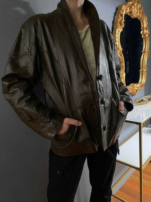 Пиджак куртка натуральная кожа