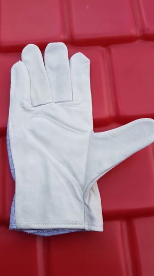 Rękawice skórzane kozia skóra monterskie LEMUR r.8,9,10,11