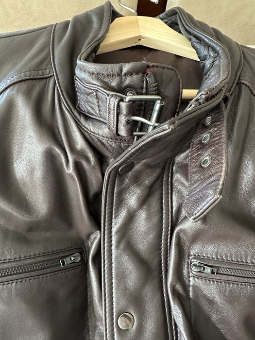 Casaco cabedal semi novo