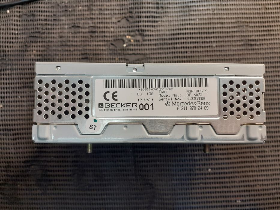 Mercedes w211 w219 amplificador do radio Becker