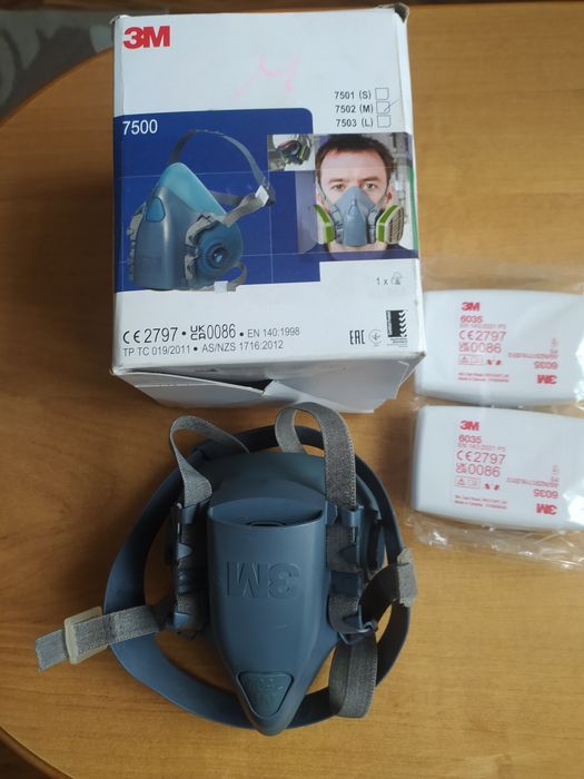 Półmaska wielokrotnego użytku 3m