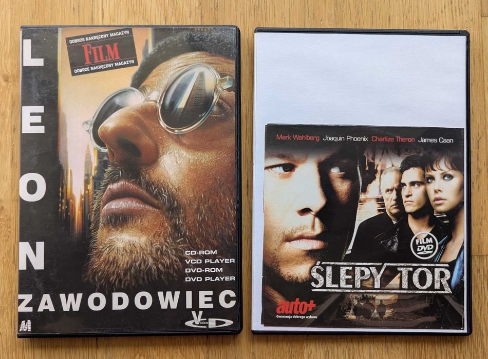 Leon Zawodowiec oraz Ślepy Tor. Filmy na VCD i DVD