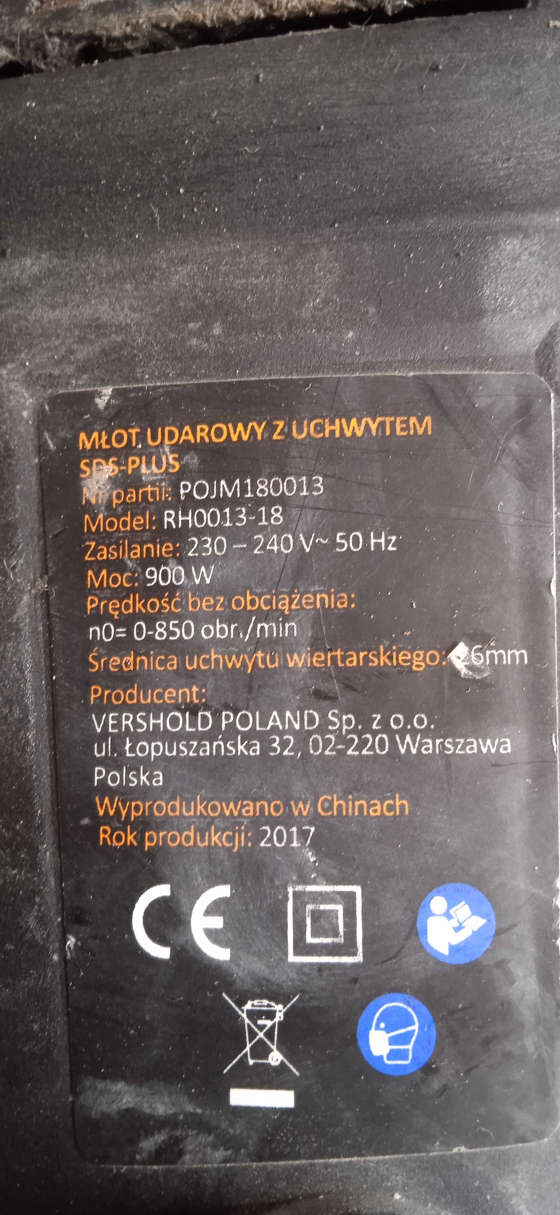 Wiertarka udarowa młot NITEO DS 900W