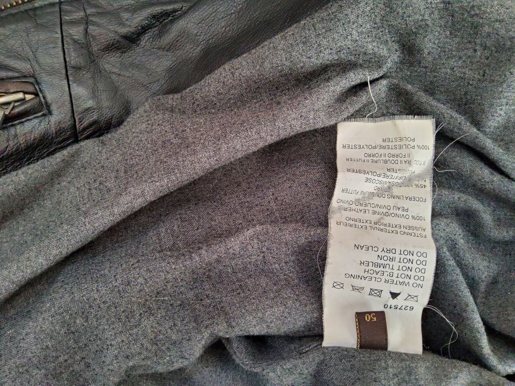 Куртка кожаная TRUSSARDI размер 50R